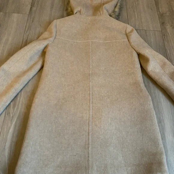 J. Crew Vail Parka Wool Blend Coat in Heather Tan Size 00 - Picture 8 of 16